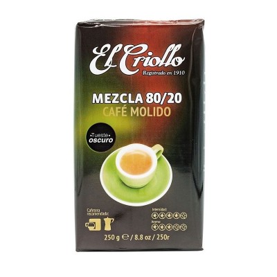 Criollo Café Molido Mezcla 80/20 250G