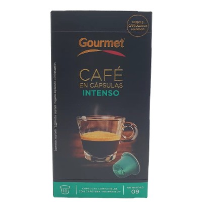 Gourmet Cápsulas Nespresso Intenso 10U