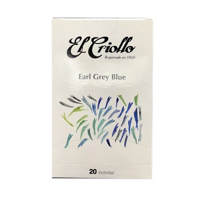 Criollo Infusión Earl Grey Blue Tea 20U