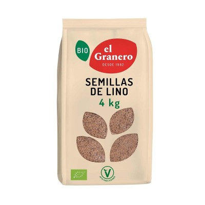 El Granero Semillas de Lino Bio Saco 4KG