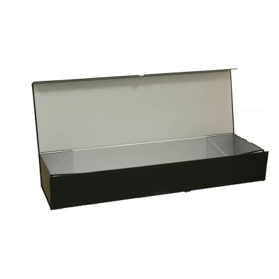 Estuche de Cartón Jamón Negro y Plata Automontable