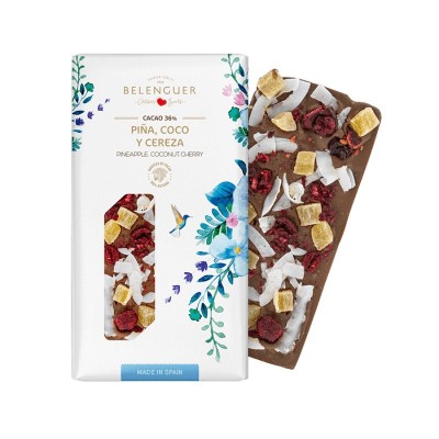 Belenguer Chocolate Con Leche, Piña, Coco y Cereza