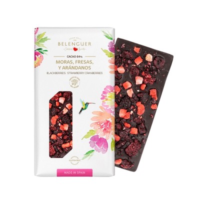 Belenguer Chocolate Negro Moras, Arándanos y Fresa
