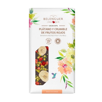 Belenguer Chocolate Negro con Plátano y Cumble Frutos Rojos