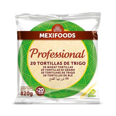 Mexifoods Tortilla Trigo 20U 20CM