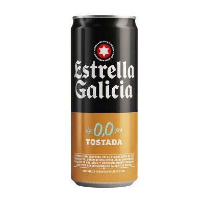 Estrella Galicia 0,0 Tostada Lata 33CL