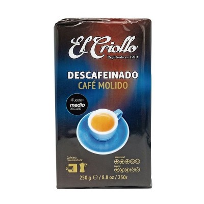 Criollo Café Molido Descafeinado Hostelería 250G