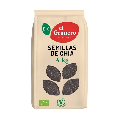 El Granero Semillas de Chía Bio Saco 4KG