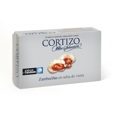 Cortizo Zamburiñas en Salsa de Vieira 69G