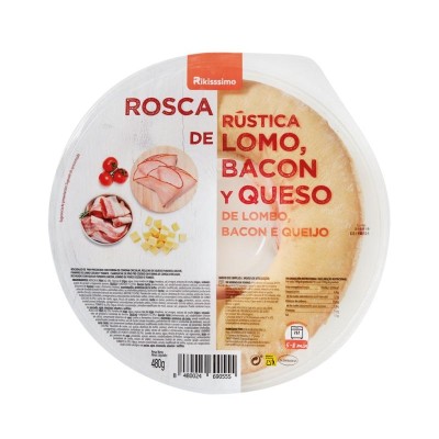 Rikissimo Rosca Lomo, Bacon y Queso 480G