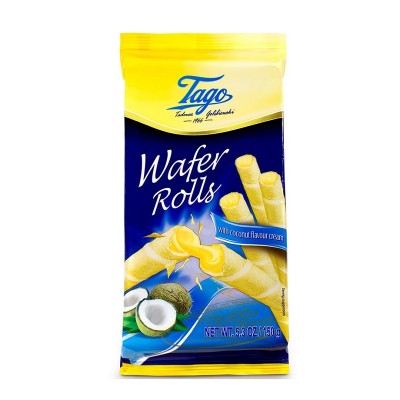 Tago Tubitos Rellenos de Coco 150G