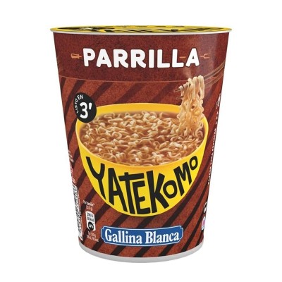Gallina Blanca Yatekomo Noodles Parrilla 59G
