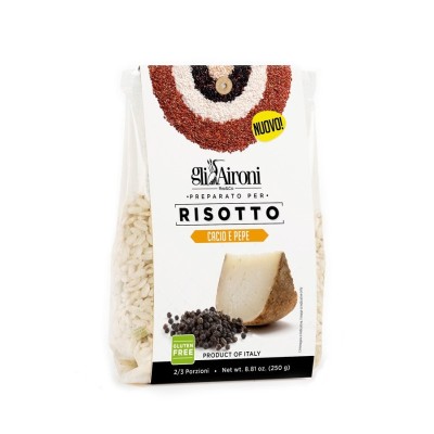 Gli Aironi Risotto Cacio e Pepe 250G
