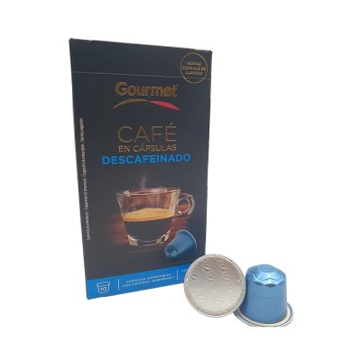 Gourmet Cápsulas Nespresso Descafeinado 10U