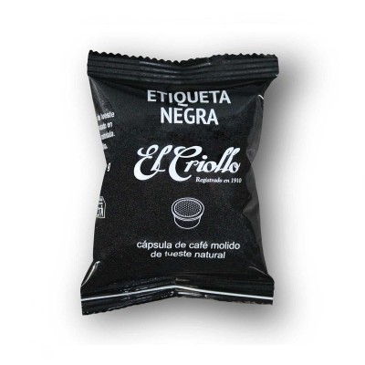 Criollo Café Cápsula Etiqueta Negra 100U