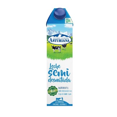 Asturiana Leche Semi Brik 1L