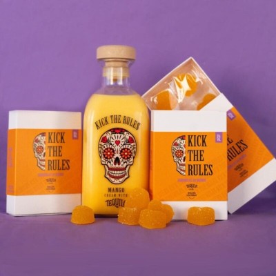 Dulces Locuras Gominolas Tequila Mango Con Alcohol 55G