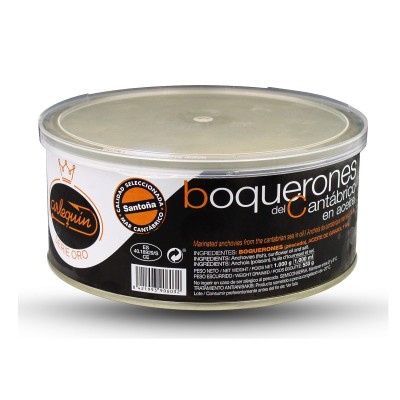 Arlequín Boquerón Cantábrico en Aceite de Girasol Lata 550G