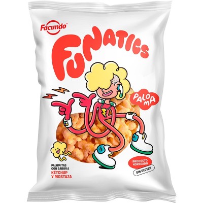 Funatics Palomitas Ketchup/Mostaza 33G