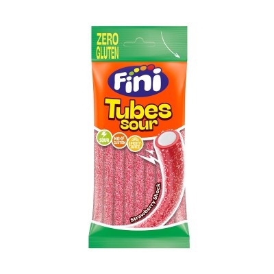 Fini Zero Tubes Sour Pica Fresa 75G
