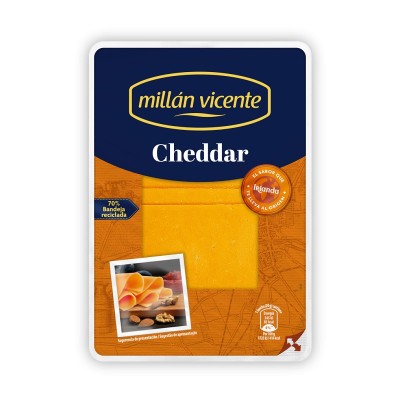 Millán Vicente Queso Cheddar Loncheado 90G