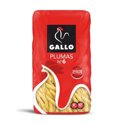 Gallo Pasta Plumas Nº6 450G