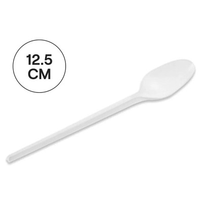 Cucharilla Blanca Reutilizable P100