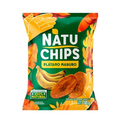 Natuchips Plátano Maduro 75G