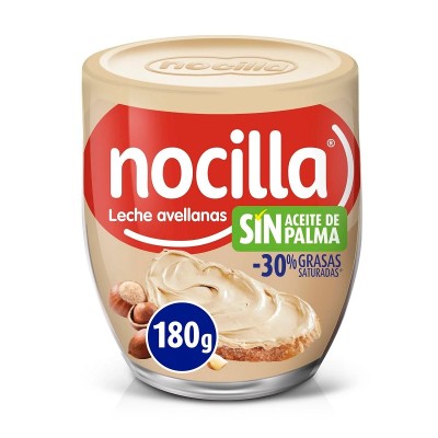 Nocilla Crema de Leche de Avellanas 180G