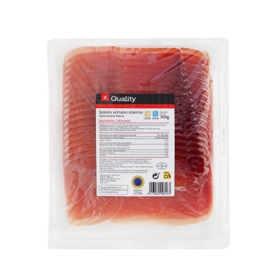 Quality Jamón Serrano Reserva Loncheado 300G