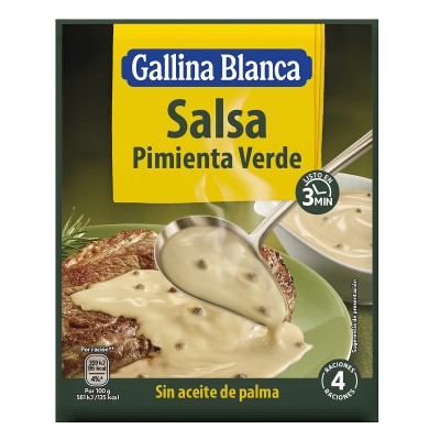 Gallina Blanca Salsa de Pimienta Verde 50G