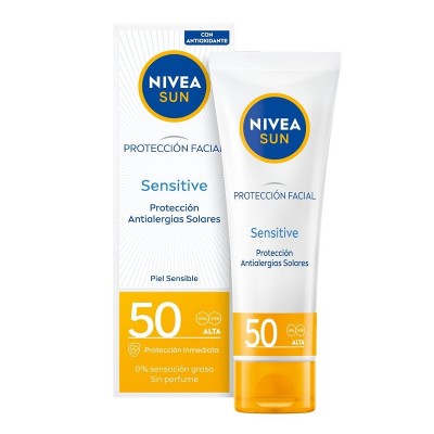 Nivea Sun Protección Facial Sensitive 50SPF 50ML