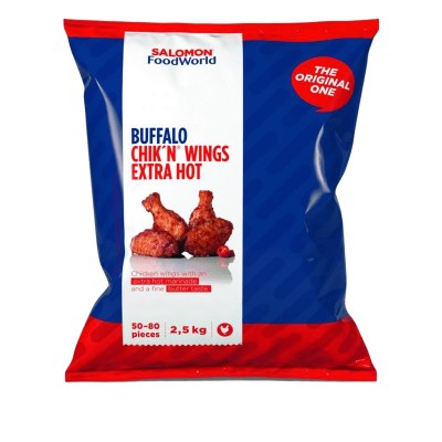 Salomon Bufalo Alitas Hot Bolsa 2,5KG