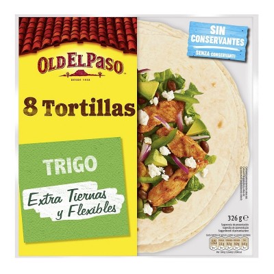 Old El Paso 8 Tortillas 326G