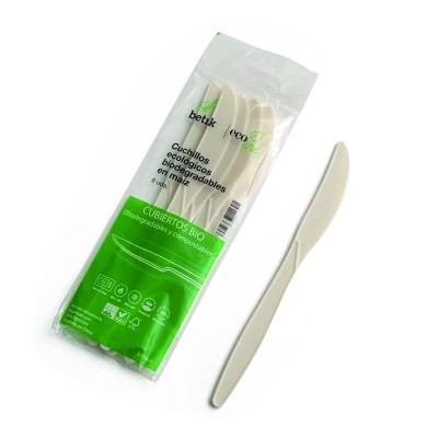 Betik Cuchillos Bio Maíz 6U