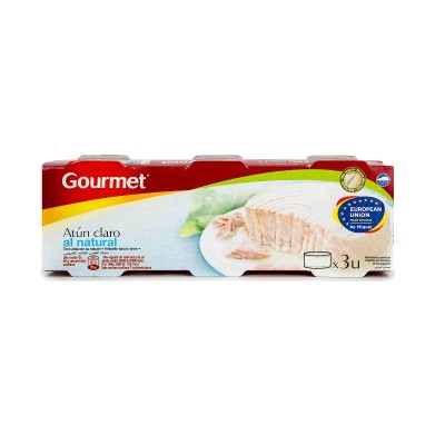 Gourmet Atún Claro al Natural 3U