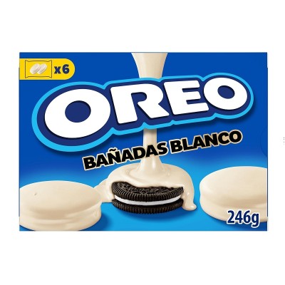 Oreo Bañadas en Chocolate Blanco 6U 246G