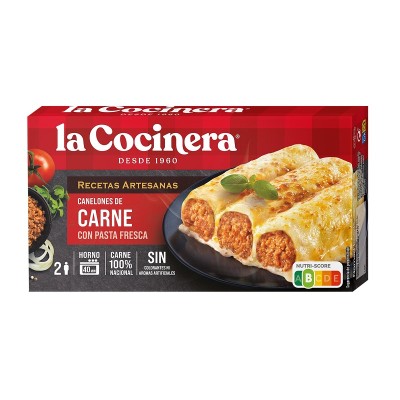 La Cocinera Canelones Carne 500G