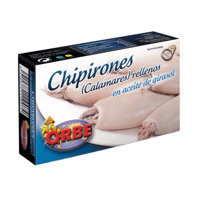 Orbe Chipirón Relleno en Aceite de Girasol 111G