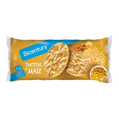 Bicentury Tortita Maiz 4 Pack de 2 Unidades