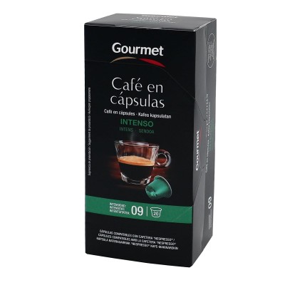 Gourmet Cápsulas Nespreso Intenso 20U