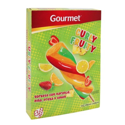 Gourmet Helado Curly Fruit 90ML 5U
