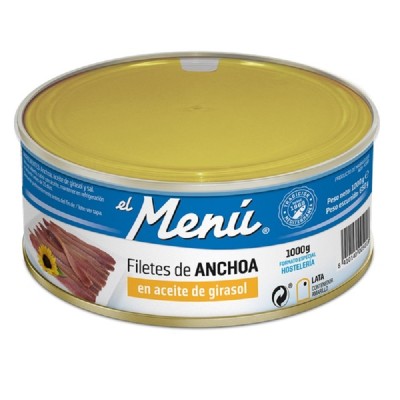 El Menú Filete de Anchoa en Aceite Vegetal 1KG