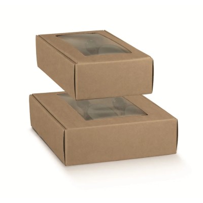 Retif Caja Regalo Cartón Con Ventana 34x28x9CM