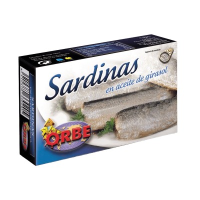 Orbe Sardinillas en Aceite de Girasol 90G
