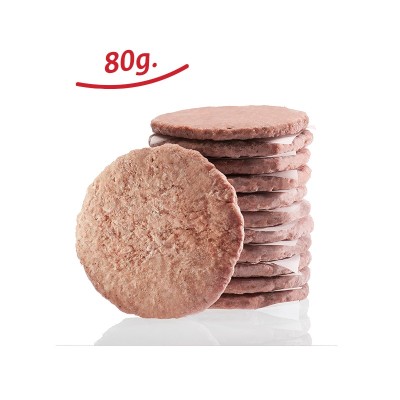 Stohos Hamburguesa Smash de Ternera 80G Caja de 4,32KG