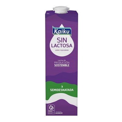 Kaiku Sin Lactosa Semidesnatada 1L