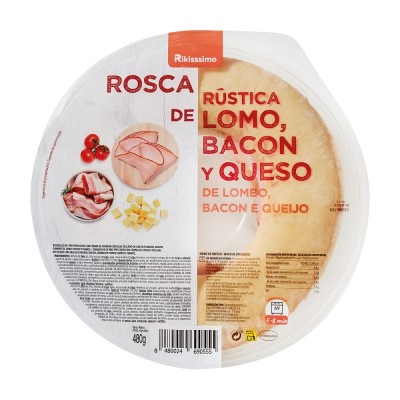 Rikisssimo Rosca Lomo, Bacon y Queso 480G