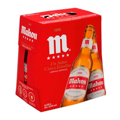Mahou* Pack 6BT 25CL