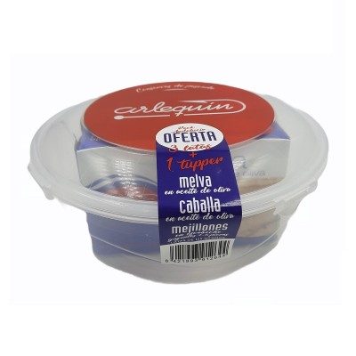 Arlequín Lote Melva+Caballa+Mejillones 3U